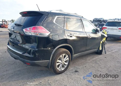 2016 Nissan Rogue Sv z USA, uszkodzony, nr VIN KNMAT2MV2GP642637